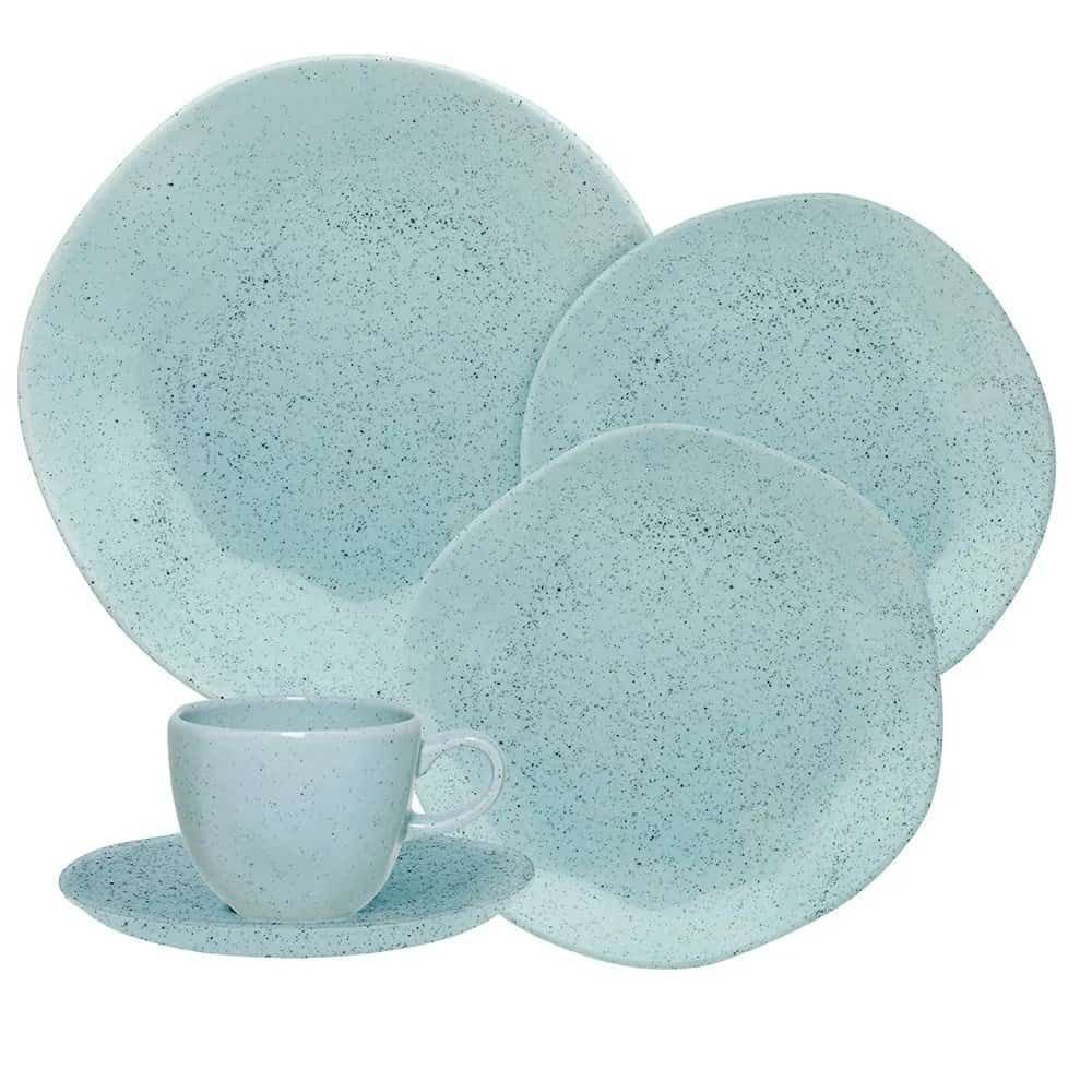 Detalhe da porcelana Ryo Blue Bay