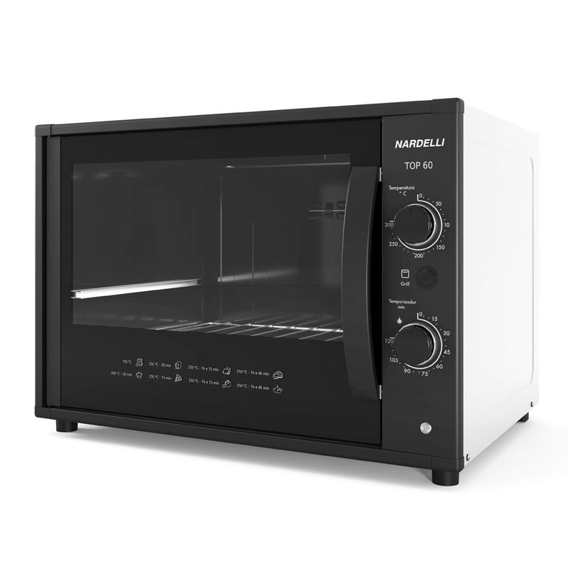 Forno 60l Nardelli Branco - Elétrico - Top - 220v