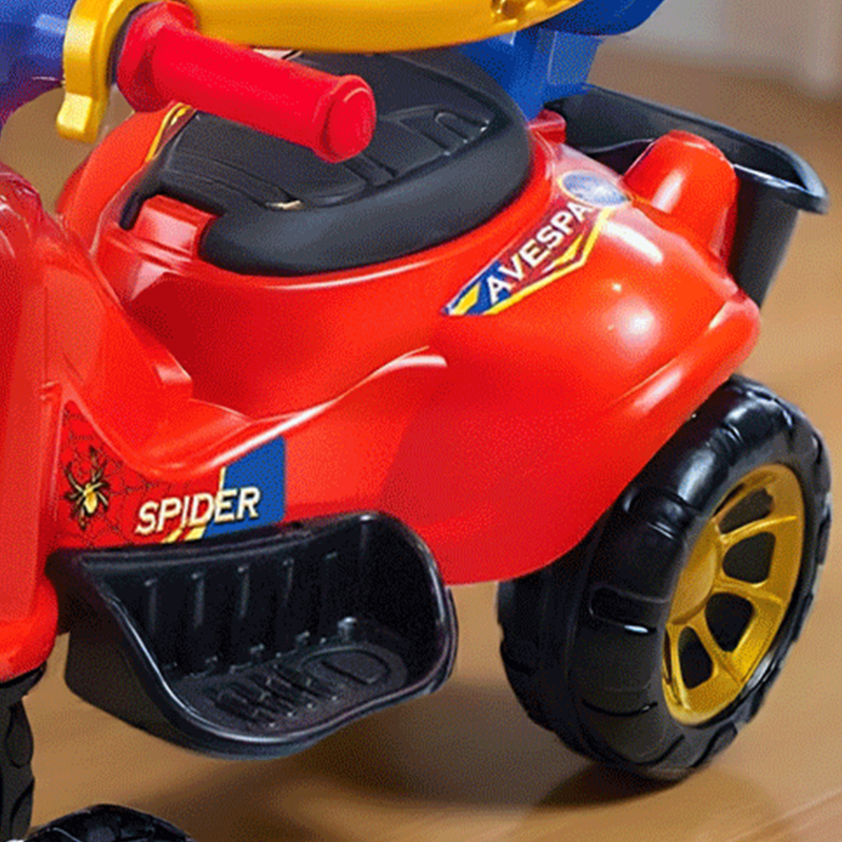 Triciclo Avespa Spider - Conte&uacute;do da Embalagem